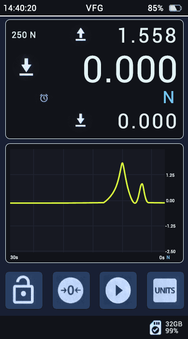 Test screen