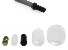 Gel testing probes and adapter