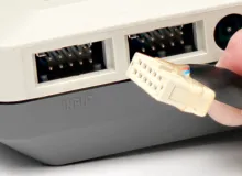 IDC connector and socket on Mitutoyo printer