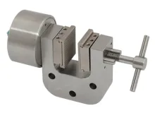Pneumatic Vice Action Grip with 1 pneumatic rod, 30 mm capacity, pair (without jaws), QC fitting, web version
