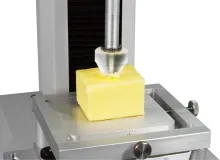 TMS 45 degrees cone probe on butter