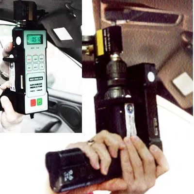 Automotive window and sunroof winder tester with AFTI