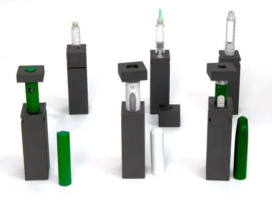 Mecmesin | 定量吸入器、自動注射器、インスリンペンの投与量制御