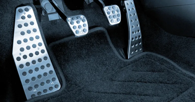 Car brake and gas pedals