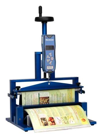 Page Pull Tester with magazine