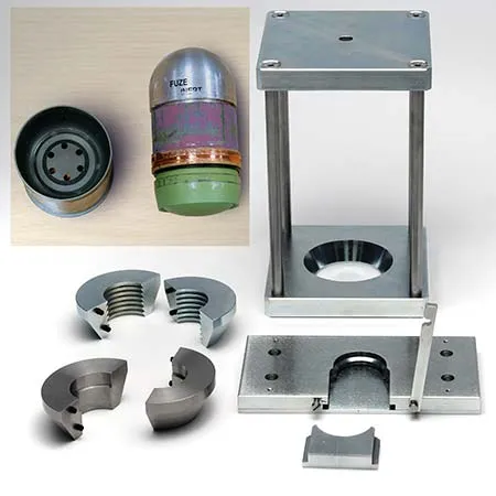 Mecmesin | Grenade cartridge sheath projectile separation pull testing