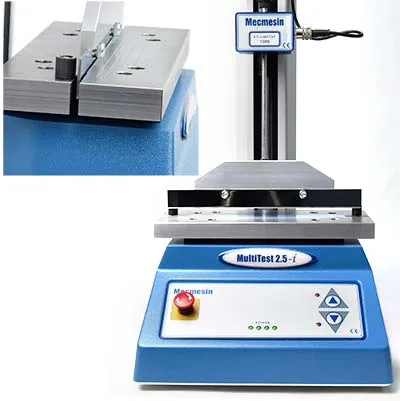 Insulation tape flexure test front view and side close up PDV14003