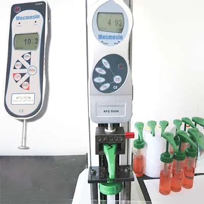 Pump dispenser functionality and integrity test systems