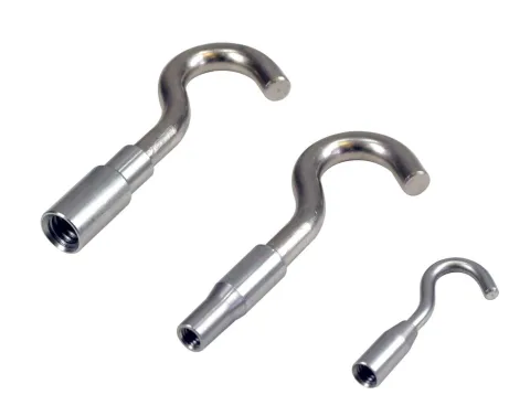 Round hooks, fixed, 50, 500 N and 2.5 kN