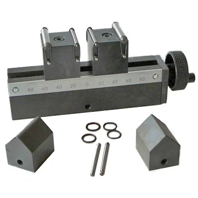 Mec103 50 kN bend Jig, example with central gearing, QC fitting