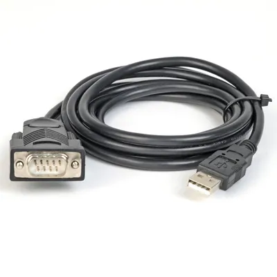 cable, USB-A to RS232 9-way D-plug