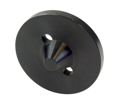 compression plate, vented cone, 50 mm, 10-32 UNF