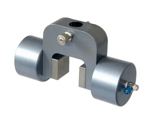 Pneumatic Vice Action Grip with 2 pneumatic rods, 30 mm capacity, pair (without jaws), QC fitting