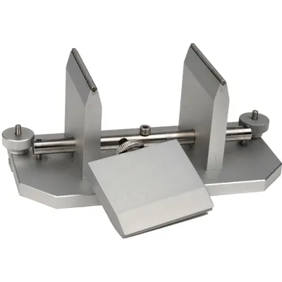Mecmesin | 3-Point Bend Jig, 1 kN, Aluminium, T-slot base