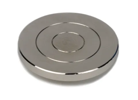 Plate Compression Ground Mecmesin | Compression Plate, Hardened and Ground, 50 mm, 10-32 UNF
