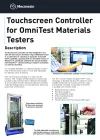 Touchscreen Controller for Twin-column OmniTest range and VectorPro 