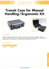 Transit Case for Manual Handling/Ergonomic Kit DS-1115-02