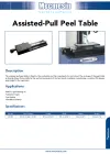 Assisted-Pull Peel Table
