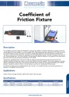 Coefficient of Friction Fixture