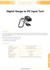 Digital gauge to PC input tool