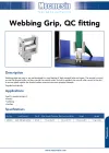 Webbing Grip, QC fitting