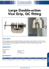 Large Double-action Vice Grip, QC fitting