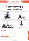 Orbis and Tornado Mk II, and Vortex Torque Cell Check Calibration Rig 