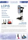 LCP/S Precision-Lever Manual Stand - Datasheet