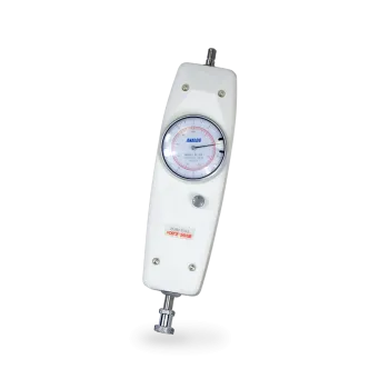Product image of mechanical analogue force gauge for tension and compression testing by Mecmesin