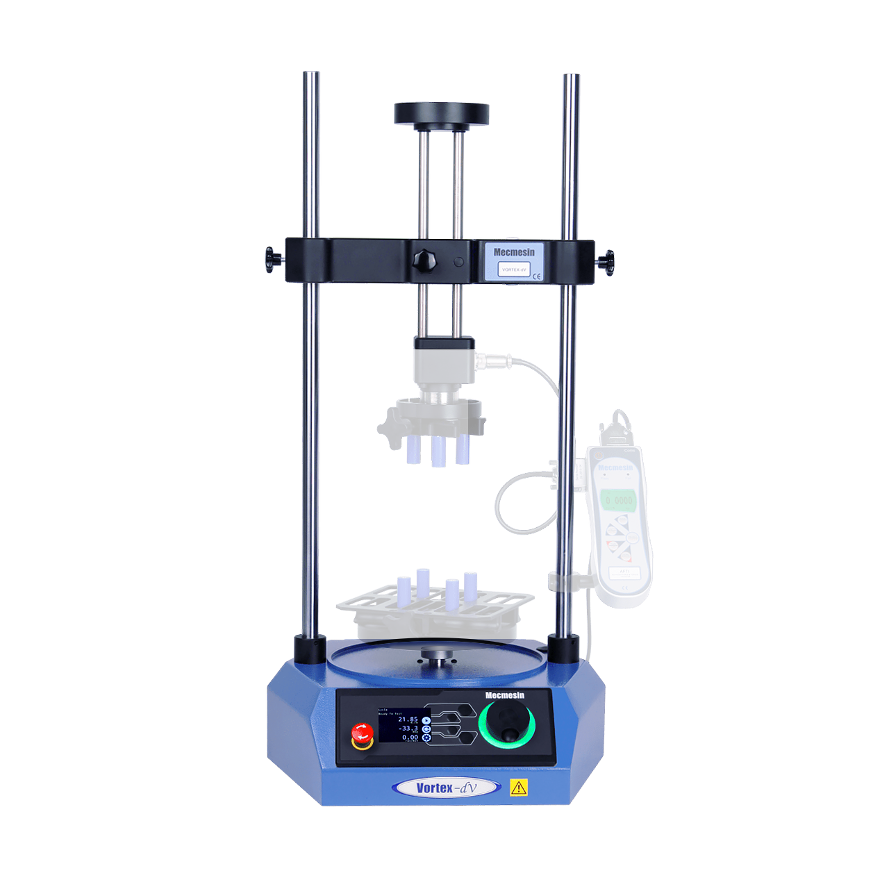 Vortex-dV motorised torque testing system frame/stand emphasised