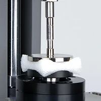 Compression test on foam sample